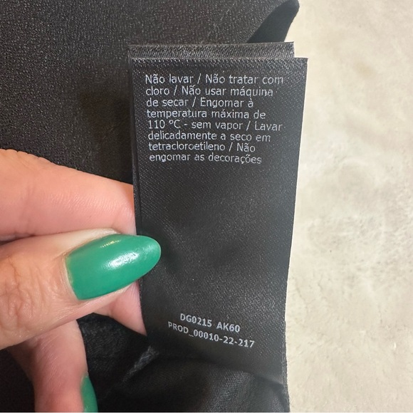 Patrizia Pepe Black Rhinestone Mini Skirt Size 40/small - Picture 11 of 11